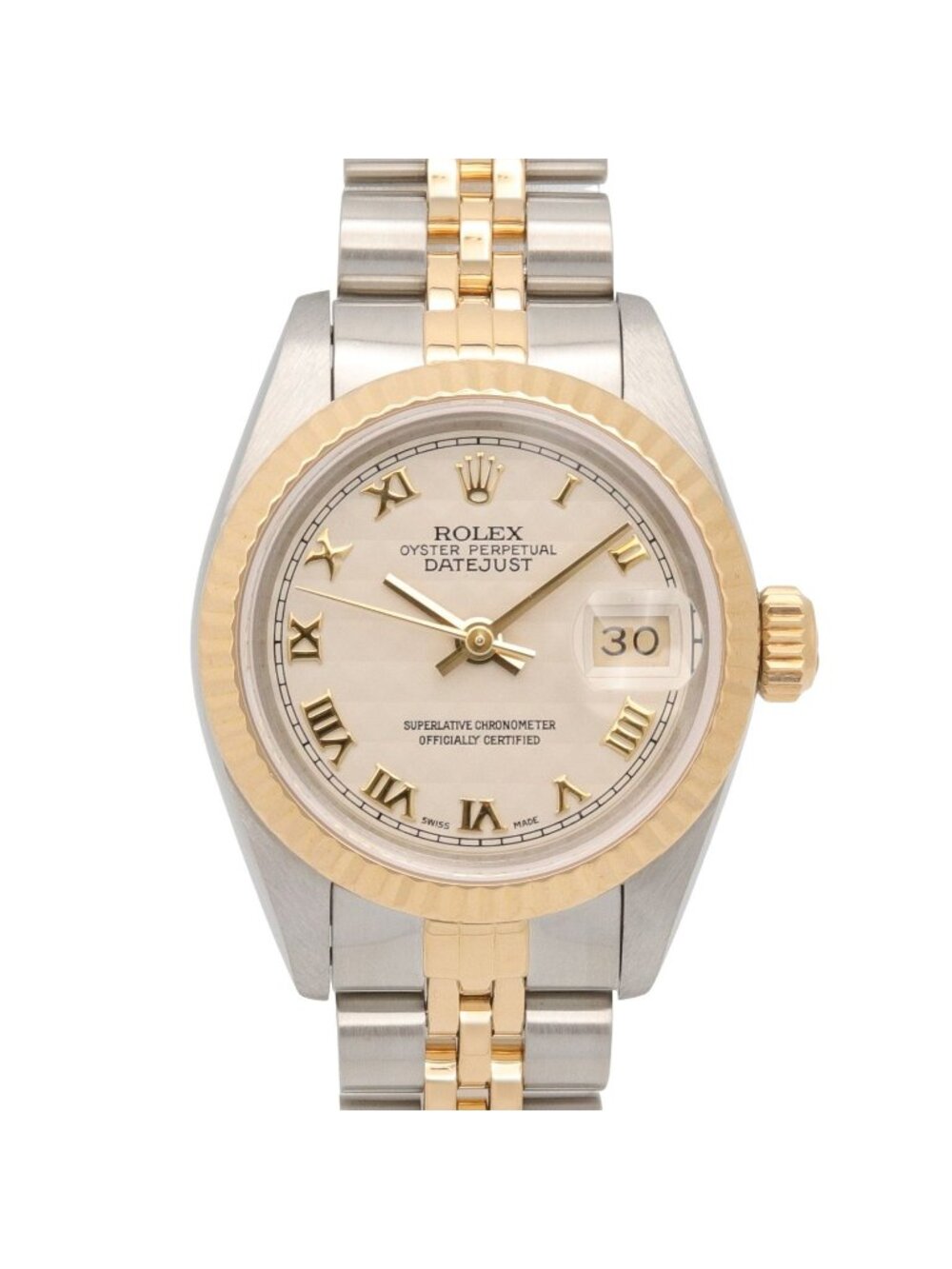 Rolex Watch Datejust WH Pira RO 18k Stainless Steel